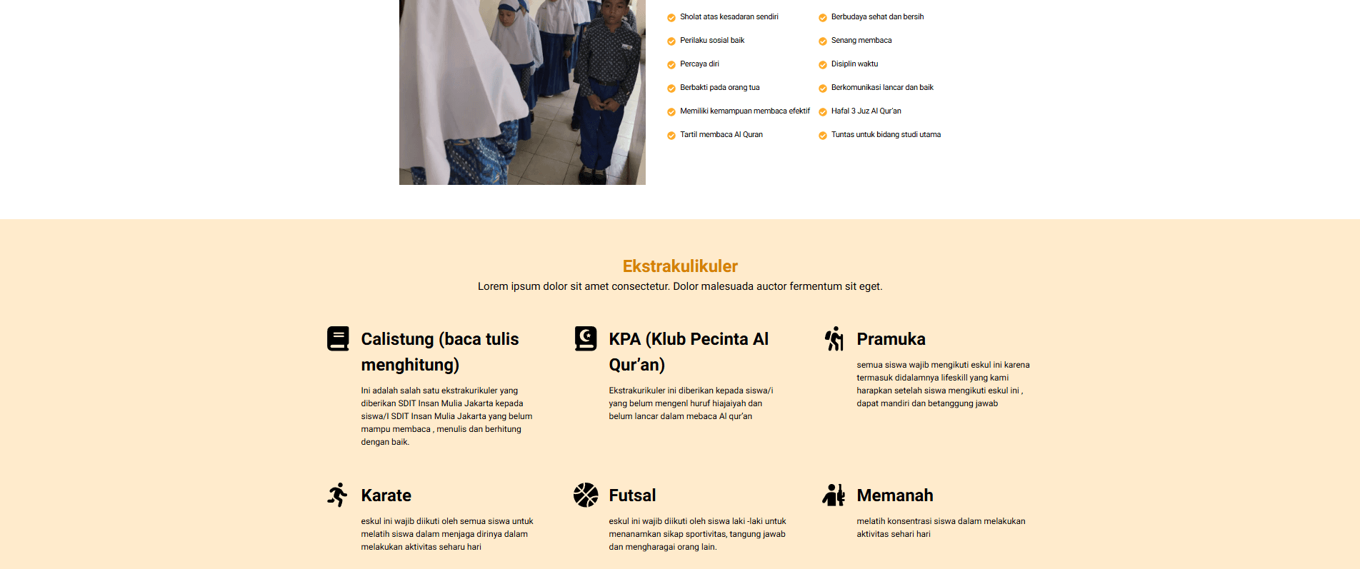 Educational Portfolio Website